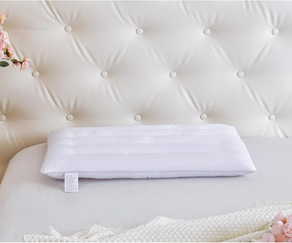 Thin Pillow for Stomach and Back Sleeper Low Pillow Flat Bed Pillow Flat Design Pillows Ultra Slim 2.5 Inches Deeper Sleep (Pack of 1)