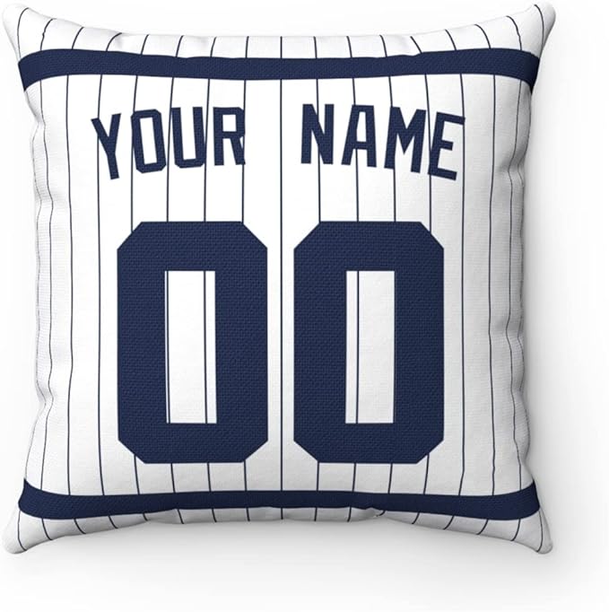 Throw Pillow New York Personalized Custom Any Name and Number for Men Women Boy Gift