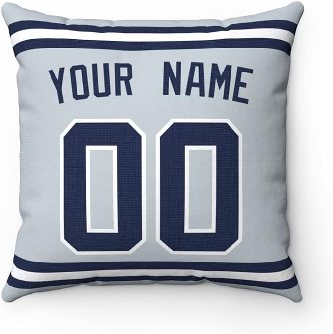 ANTKING Throw Pillow 2 Packs Personalized Custom Any Name and Number for Men Women Boy Gift
