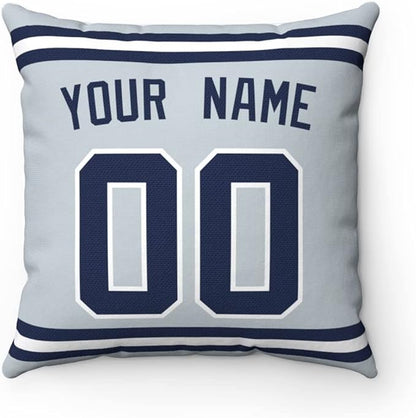 ANTKING Throw Pillow 2 Packs Personalized Custom Any Name and Number for Men Women Boy Gift