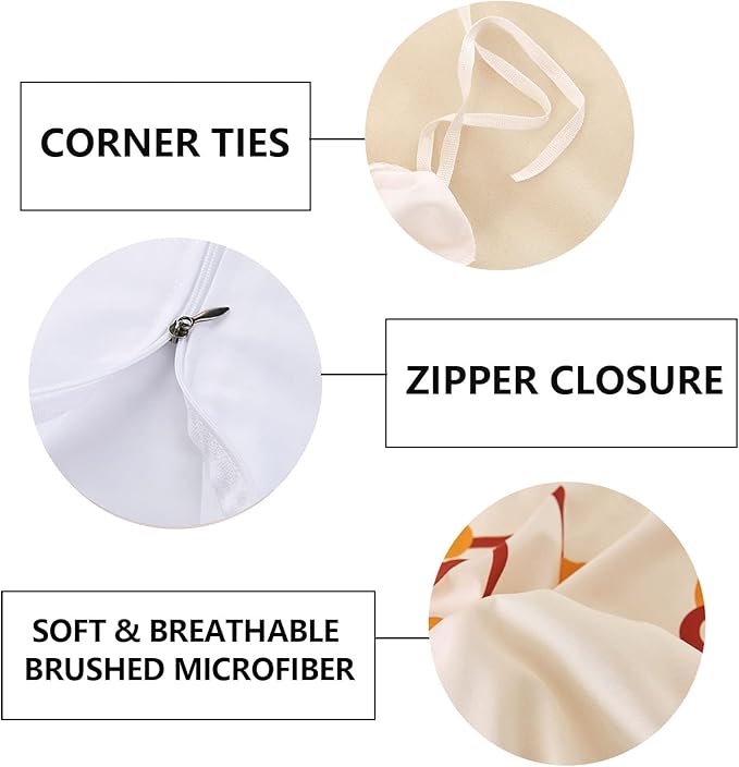 VIVIHOME 3PCS Inspirational Lion Bedding Set, Duvet Cover Queen, African Safari Wild Animal Black Bedding, Quilt Comforter Cover, College Apartment Decor, Modern Bedroom Decor for Men, 2 Pillowcases