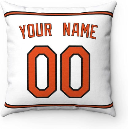 Throw Pillow Baltimore Personalized Custom Any Name and Number for Men Women Boy Gift