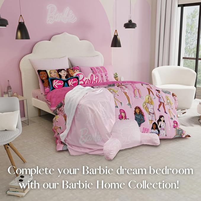 Franco Movie Luxe Super Soft Plush Squishy 17" Inch Barbie Decorative Pillow, Ken