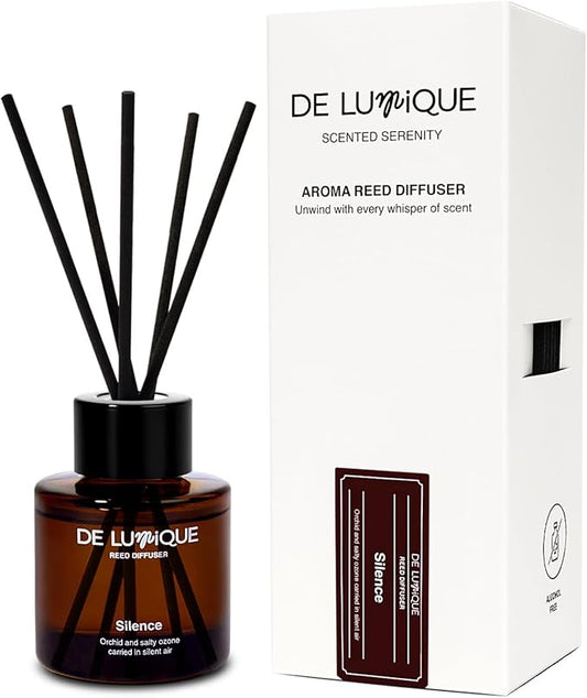 Reed Diffuser for Bathroom – Bathroom Diffuser with Sticks, Salty Ozonic & Orchid Scent, Long-Lasting Aroma, Premium Essential Oils, Crafted by Expert Perfumers – 50ml