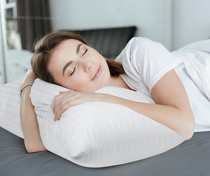 Utopia Bedding Bed Pillows King Size Set of 4 (White), Premium Soft Hotel Pillows, Original Down Alternative Filling, Pillow for Sleeping, Cooling Pillow for Back, Stomach and Side Sleeper