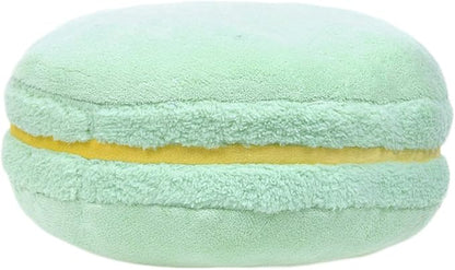 ChezMax Macaron Pillow Plush Back Bolster Cushion Microbead Throw Pillow Case Round Seat Cushion Home Decor Pillow for Sofa Bedroom Office Dormitory Car 14.5" Honeydrew Green