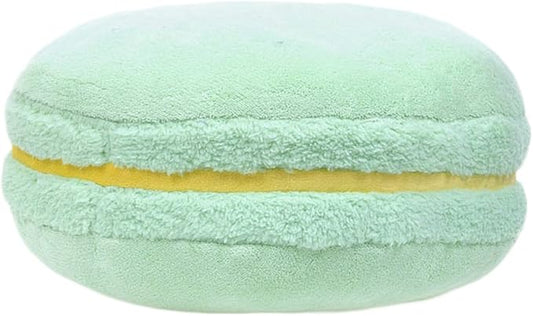 ChezMax Macaron Pillow Plush Back Bolster Cushion Microbead Throw Pillow Case Round Seat Cushion Home Decor Pillow for Sofa Bedroom Office Dormitory Car 14.5" Honeydrew Green