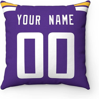ANTKING Throw Pillow 2 Packs Custom Any Name and Number for Men Women Boy Gift