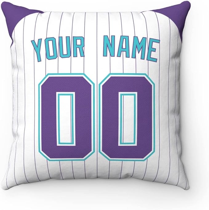 ANTKING Throw Pillow 2 Packs Personalized Custom Any Name and Number for Men Women Boy Gift