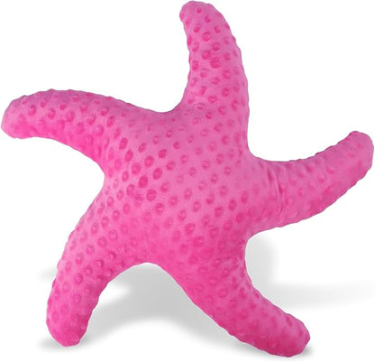 Marble Empire Starfish Pillow for Couch and Bed, Coastal Decor Throw Pillow, Ocean Beach Theme Accent Pillow for Living Room（Hotpink）