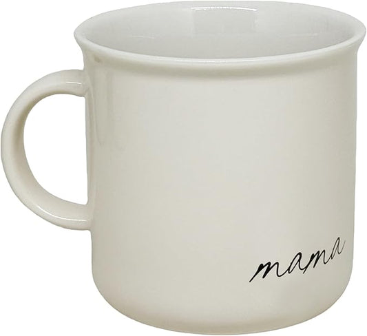 Sweet Water Decor Mama Campfire Mugs - 11oz Cute Coffee Mugs for Hot & Cold Drinks - Dishwasher & Microwave Safe - Ceramic Travel Mug - Ideal Tea and Espresso Mug