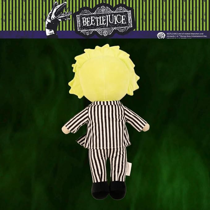 Collectibles Beetlejuice Halloween Bedding Super Soft Cozy Decorative Pillow, (Officially Licensed Product) By Franco