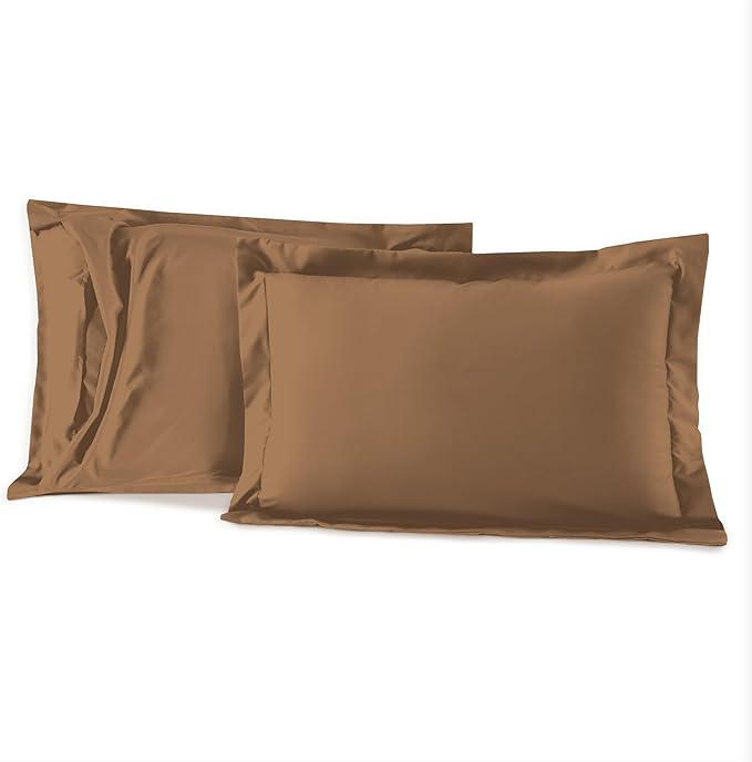 Elegant Comfort 3-Piece Box Stitched Down Alternative Comforter with Shams - Ultra Soft for All Season Duvet Insert with Corner Tabs, Plush Cozy 3PC Comforter Set, Full, Khaki