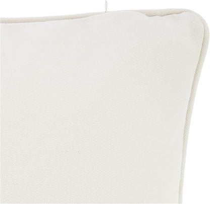 Tommy Bahama - Throw Pillow, 100% Soft Cotton with Zipper Closure, Decorative Pillow for Bed or Couch (18" x 18", Relax Grey)