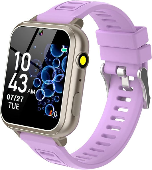 Kids Smart Watch Girls Ages 4-12, Smart Watch for Kids with HD Touch Screen 39 Games Camera Video Alarm Music Pedometer Flashlight 12/24 hr Educational Toys Birthday Gifts for Girls Age 6 7 8 9 10