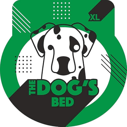 The Dog’s Bed Orthopedic Memory Foam Dog Bed with Bolsters, Oxford Fabric, Grey with Black Trim, XL