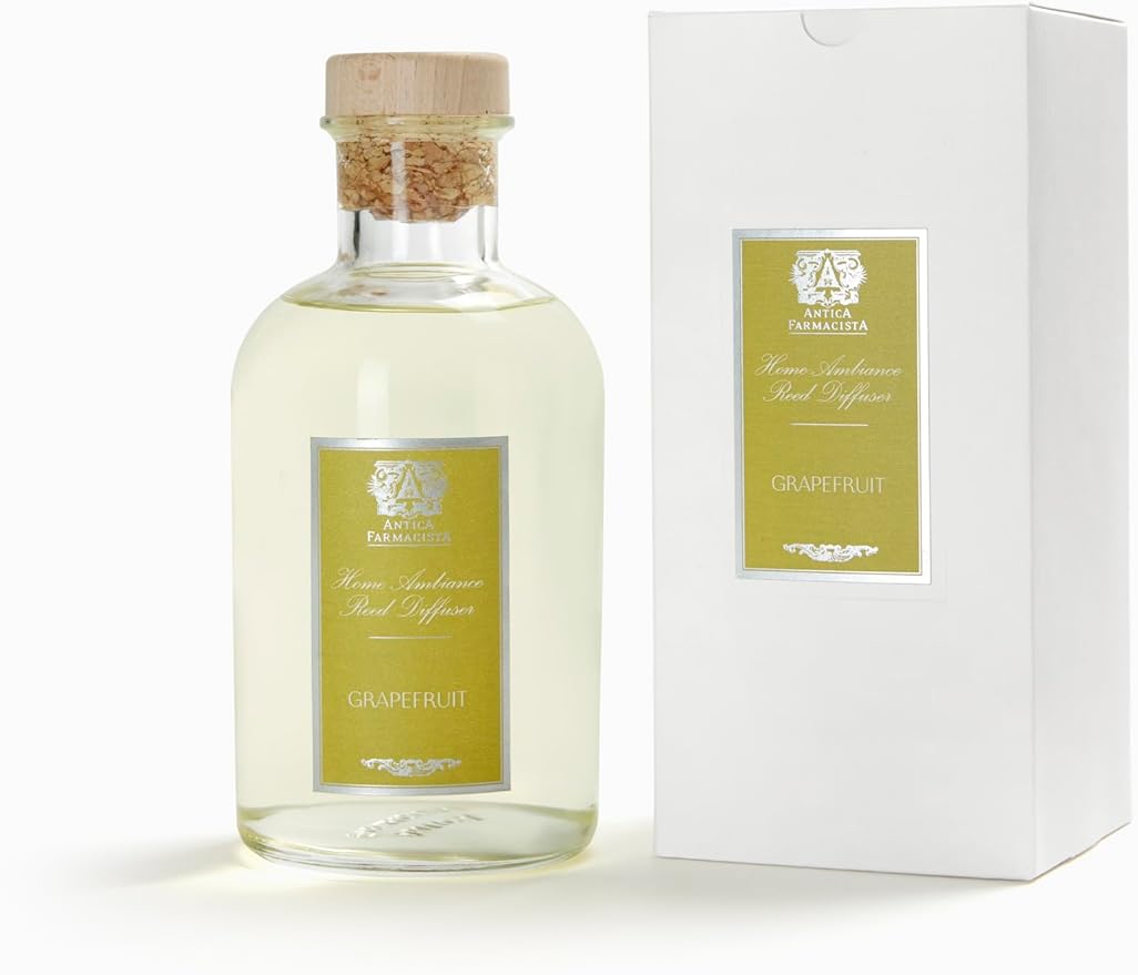 Antica Farmacista Home Ambiance Diffuser - Long-Lasting Reed Scent Diffuser - Luxury Room Freshener Gift - Grapefruit, 16.9 fl oz