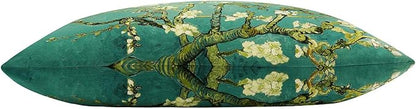 ALASKA BEAR Luxury Silk Pillowcase for Beauty Sleep, Genuine 22 Momme Mulberry Silk Pillow Case Slip for Room Decor, Cherry Blossom Floral Pattern Printed, Queen Size (1pc, Gift Box)