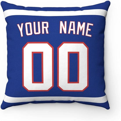 Throw Pillow Personalized Custom Any Name and Number for Men Women Boy Gift