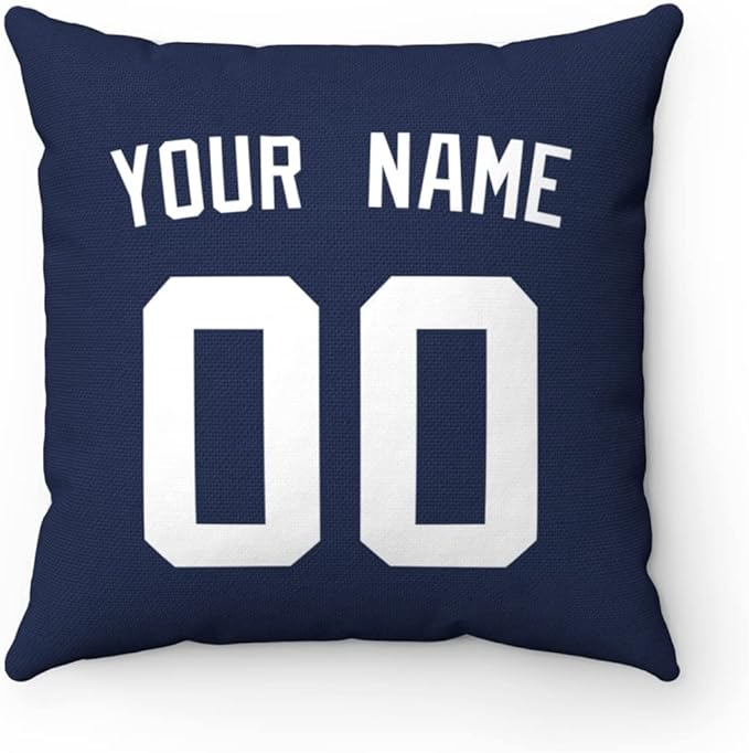 Throw Pillow New York Personalized Custom Any Name and Number for Men Women Boy Gift