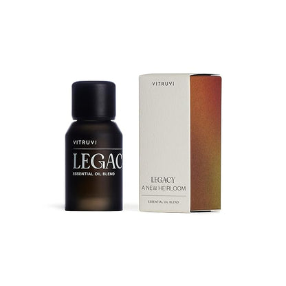 Vitruvi Legacy Woodsy Essential Oil Blend with Rose, Bergamot, Frankincense, Cedarwood
