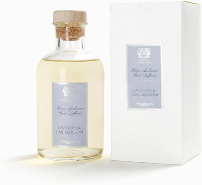 Antica Farmacista Home Ambiance Diffuser - Long-Lasting Reed Scent Diffuser - Luxury Room Freshener Gift - Lavender & Lime Blossom, 16.9 fl oz