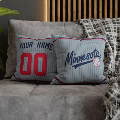 ANTKING Minnesota Throw Pillow 2 Packs Custom Name and Number for Men Women Boy Personalized Gifts