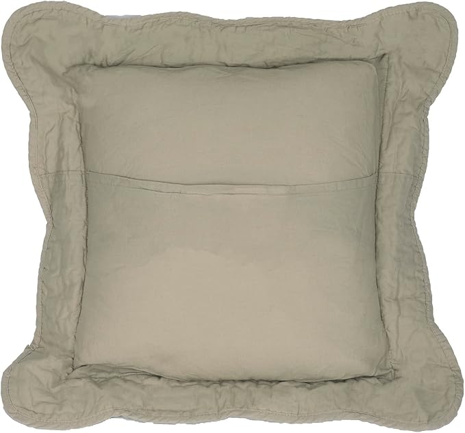 Donna Sharp Cotton Throw Pillow - Bear Creek Lodge Decorative Throw Pillow with Tree Pattern - Square