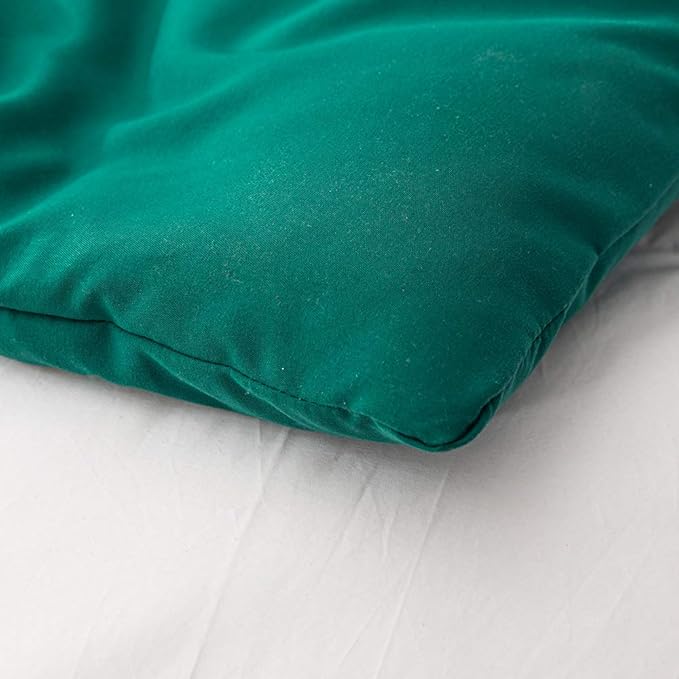 KAREVER Solid Green Comforter Set Twin Pure Emerald Color Soft Lightweight Beddig Quilt Set for Men Women Teens Adult Durable Green Twin XL Blanket