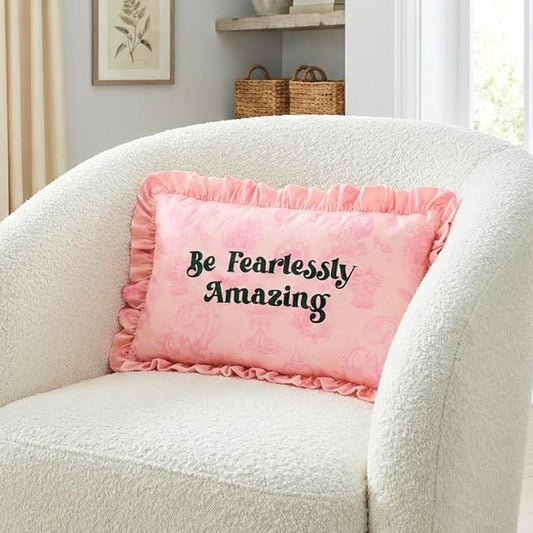 Wicked: for Good Bedding Rectangle Throw Pillow, Pink, 16 in x 16 in, (Officially Licensed Product) by Franco Collectibles