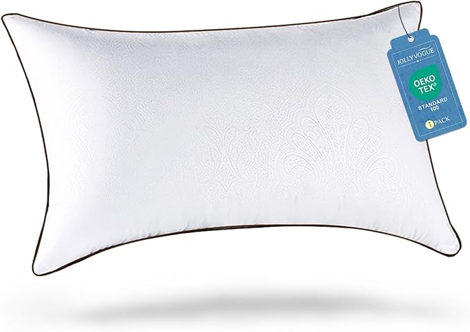 JOLLYVOGUE Standard Pillows Set for Sleeping, Cooling and Supportive Pillows Full Size for Side and Back Sleepers, Down Alternative Hotel Collection Sleeping Pillow