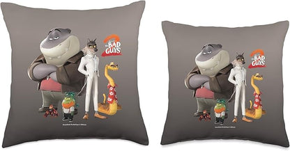 2 The Original Bad Guys Throw Pillow