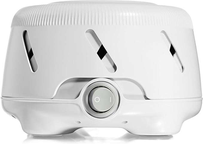 Yogasleep Dohm Uno White Noise Sound Machine, Real Fan Inside for Non-Looping White Noise, Sleep Aid, Office Privacy & Meditation for Adults & Baby, Registry Gift (White)