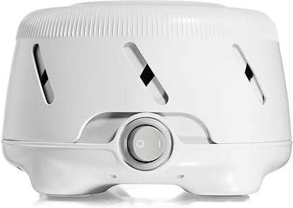 Yogasleep Dohm Uno White Noise Sound Machine, Real Fan Inside for Non-Looping White Noise, Sleep Aid, Office Privacy & Meditation for Adults & Baby, Registry Gift (White)