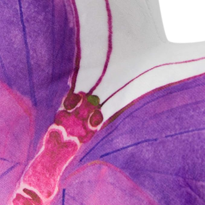 JWH 3D Butterfly Accent Pillow Cases Stuffed Plush Animal Throw Pillow Cover Decorative Girl Cushion for Bed Living Room Sofa Couch Car 13x15 Inch Purple Pink