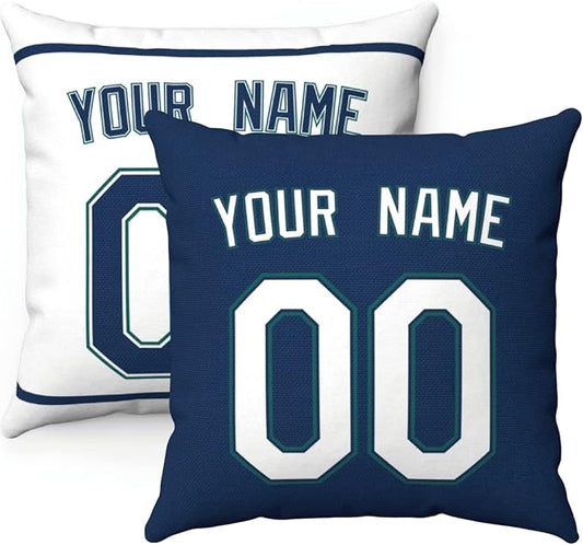 ANTKING Throw Pillow Seattle Personalized Custom Any Name and Number for Men Women Boy Gift