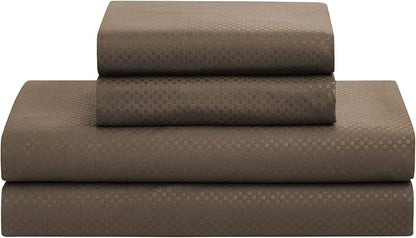 8 Piece Comforter Set Bag with Checkered Design (Pack of 3, 24 Count Total)