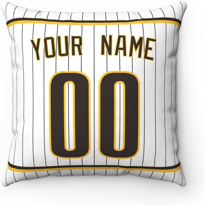ANTKING Throw Pillow 2 Packs Personalized Custom Any Name and Number for Men Women Boy Gift