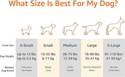 Amazon Basics Cat and Dog Bed and Crate Pad, Machine Washable, Indoor, 35 x 23 x 3 inches, Gray