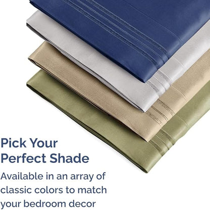 Queen Pillow Cases Set of 6 - Ultra Soft Hotel Quality Pillowcase Covers - Comfy, Cozy & Wrinkle Free - Shrink, Stain and Fade Resistant - Machine Washable Pillow Protectors - 6 Piece Set - Spa Blue