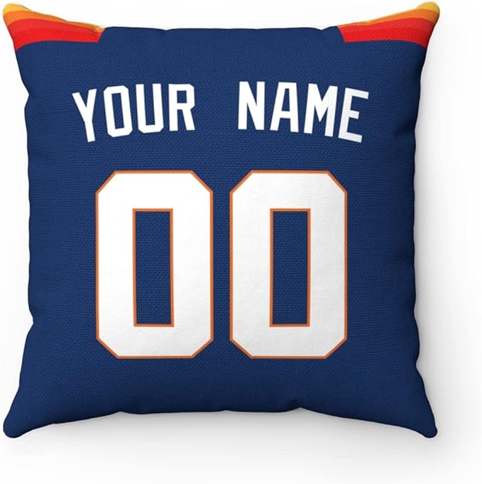 ANTKING Throw Pillow Houston Personalized Custom Any Name and Number for Men Women Boy Gift