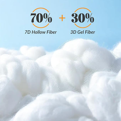 Bed Pillows Queen Size Set of 2, 30x20 Inches – Soft and Supportive Down Alternative Pillows for Sleeping, Hotel Collection Fluffy Pillows for Side and Back Sleepers
