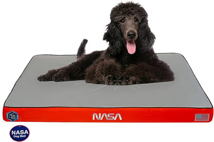 NASA Limited Edition Dog Bed by Wag | Extra Large, Astro Orange