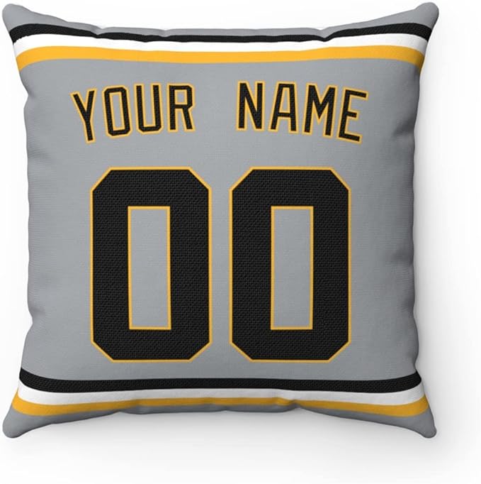 ANTKING Throw Pillow Pittsburgh Personalized Custom Any Name and Number for Men Women Boy Gift