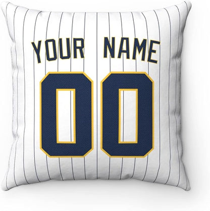 ANTKING Throw Pillow 2 Packs Personalized Custom Any Name and Number for Men Women Boy Gift