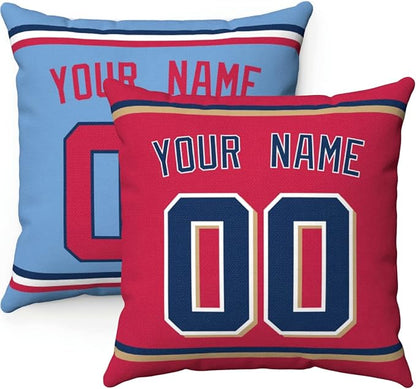 ANTKING Throw Pillow 2 Packs Personalized Custom Any Name and Number for Men Women Boy Gift