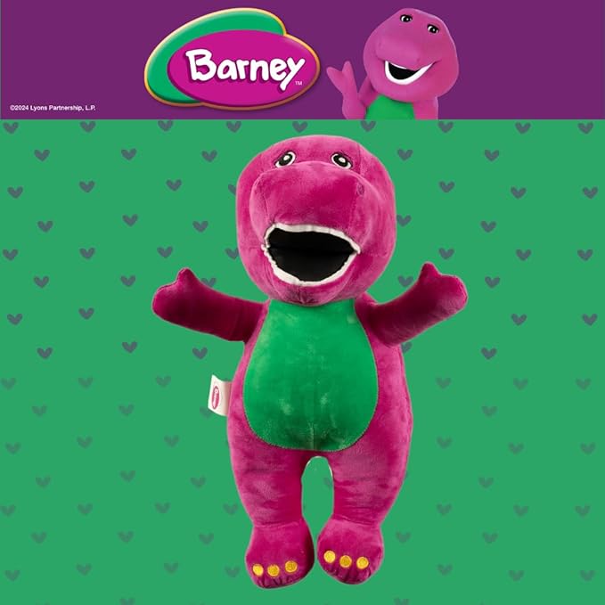 Collectibles Barney Classic Bedding Super Soft Plush Decorative Throw Pillow, (Officially Licensed Product) By Franco