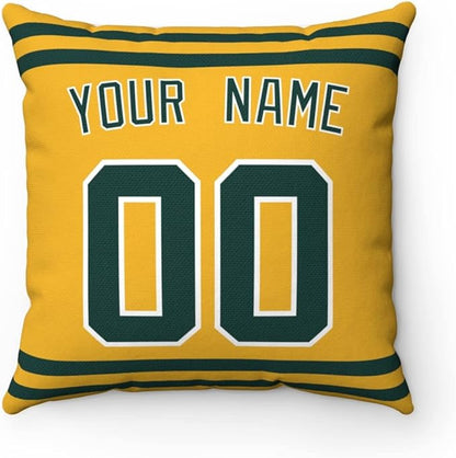 ANTKING Throw Pillow 2 Packs Personalized Custom Any Name and Number for Men Women Boy Gift