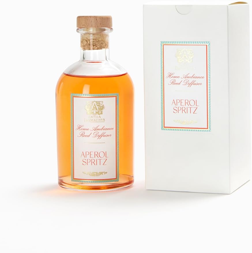 Antica Farmacista Home Ambiance Diffuser - Long-Lasting Reed Scent Diffuser - Luxury Room Freshener Gift - Aperol Spritz, 8.45 fl oz