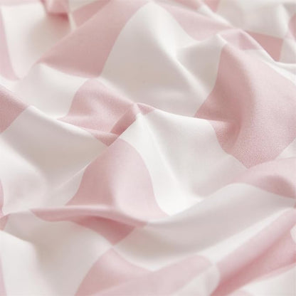 KAREVER Pink Grid Comforter Set Queen Pink Plaid Bedding Set Women Pink White Checkered Bed Blanket Set Girls Breathable Durable Bedding Comforter Set Queen